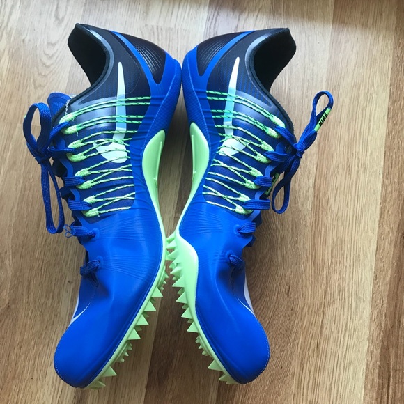 Nike Unisex Zoom Celar 5 Track Spikes Blue - Picture 3 of 6